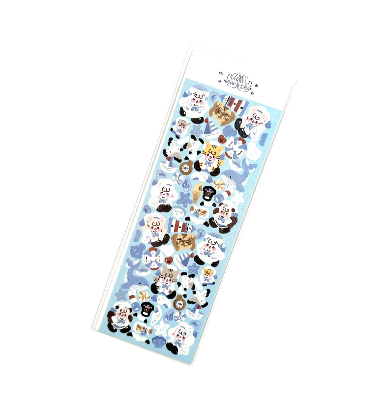 Near Dear Animal Sticker Sheet