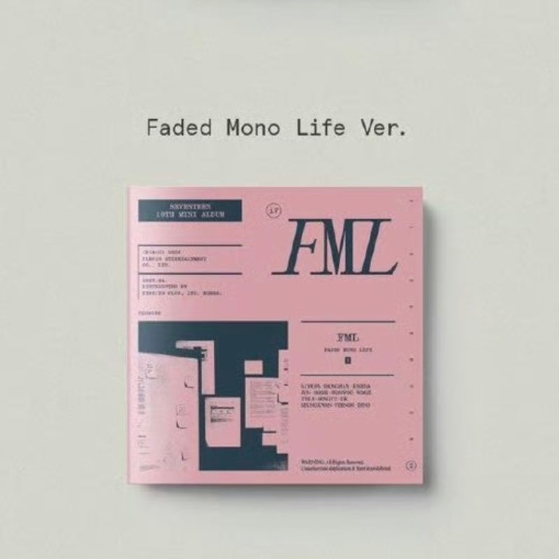 SEVENTEEN - 10th Mini Albums [FML] (3 Versions)